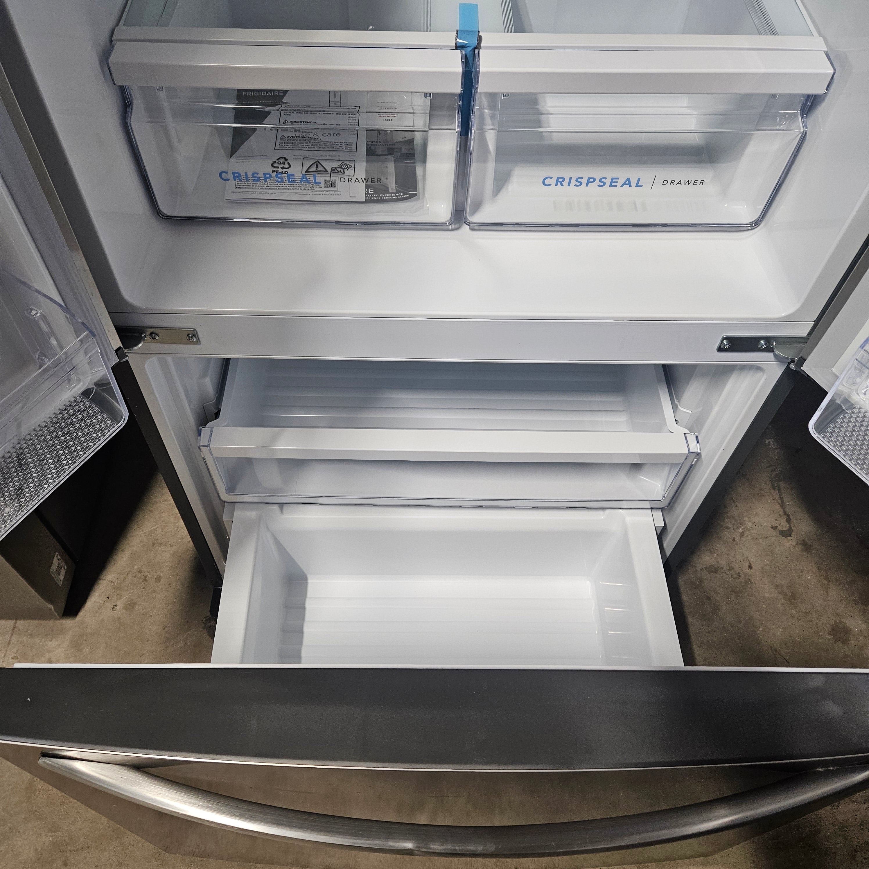 FRFG1813AV Frigidaire 31.5 in. 18 cu. ft. Counter Depth French Door Refrigerator in Fingerprint-Resistant Stainless Look