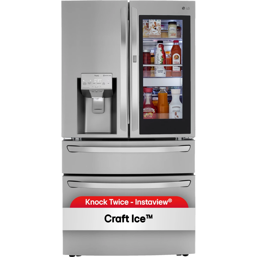 LRMVS3006S LG Stainless Steel French Door Instaview Door-in-Door Fridge Flex Zone Drawer
